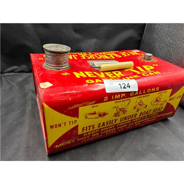 Vintage 2 gallon gas can