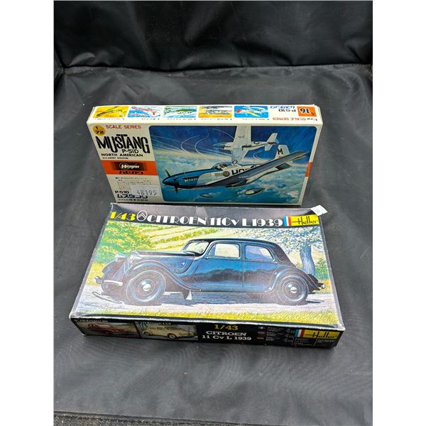 2 vintage model kits
