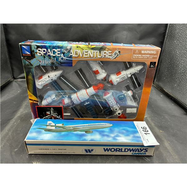 Space lot inc box of modules & aircraft