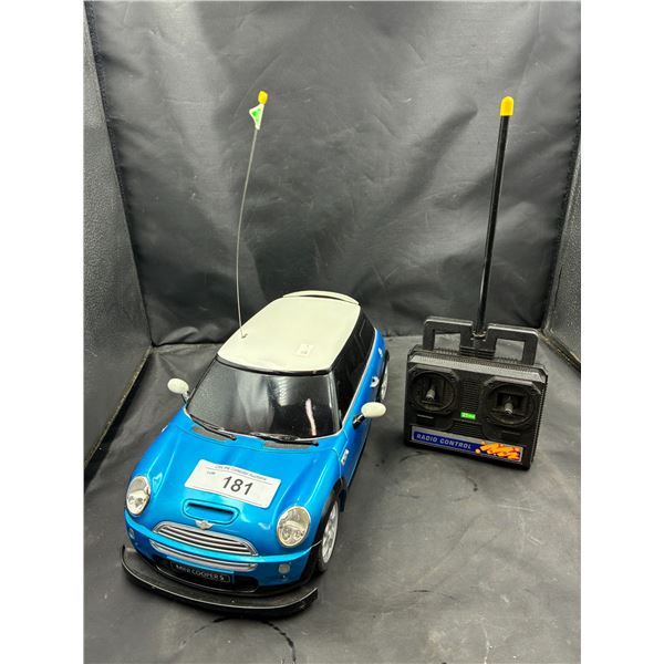 Vintage RC car Mini Cooper 12" long