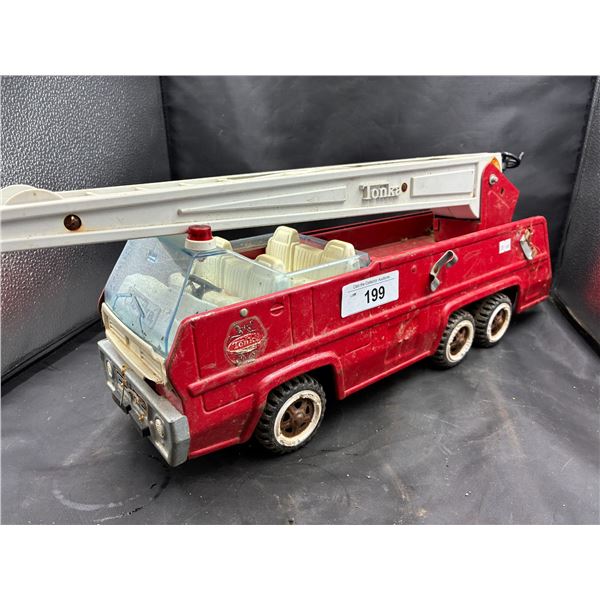 Vintage Tonka pressed steel fire truck 70s 19"