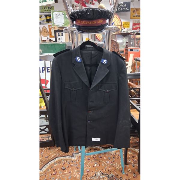 Vintage Salvation Army coat and hat