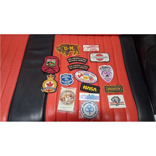 Approx 15 vintage patches