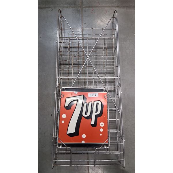 Vintage 7up rack 46"