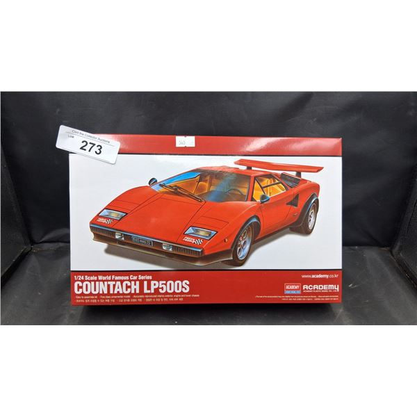 Vintage 1:24 scale Countach car model kit