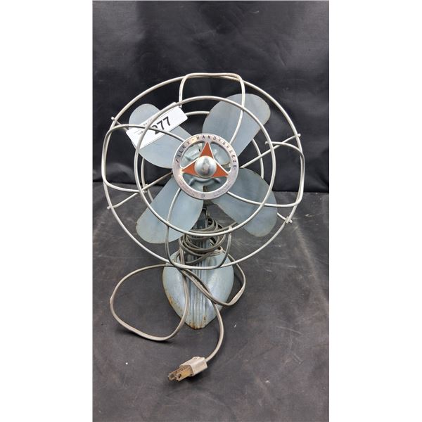 Vintage Handy Breeze fan 12" tall
