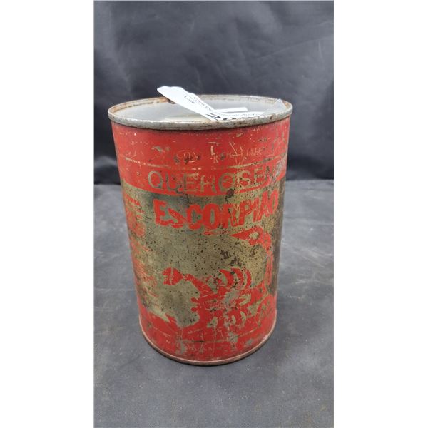 Vintage Querosene Escorpiao tin