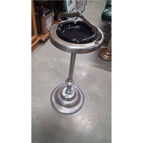 Vintage MCM ashtray stand 27"