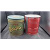 Image 2 : 2 vintage cans, Prestone & Cookies
