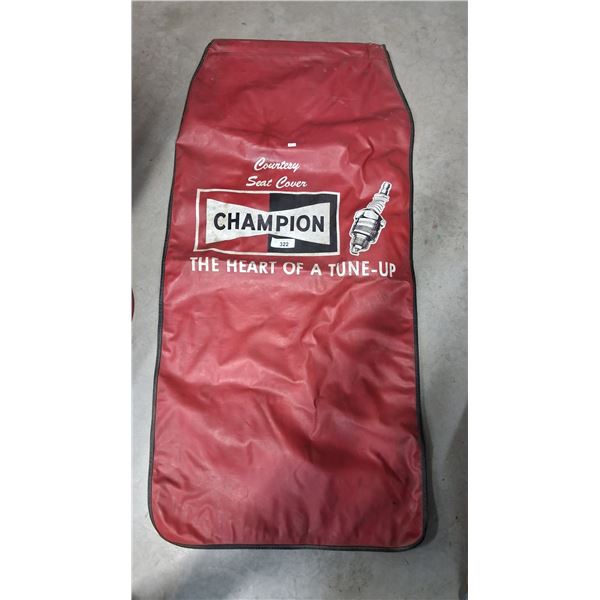 Vintage Champion seat cover