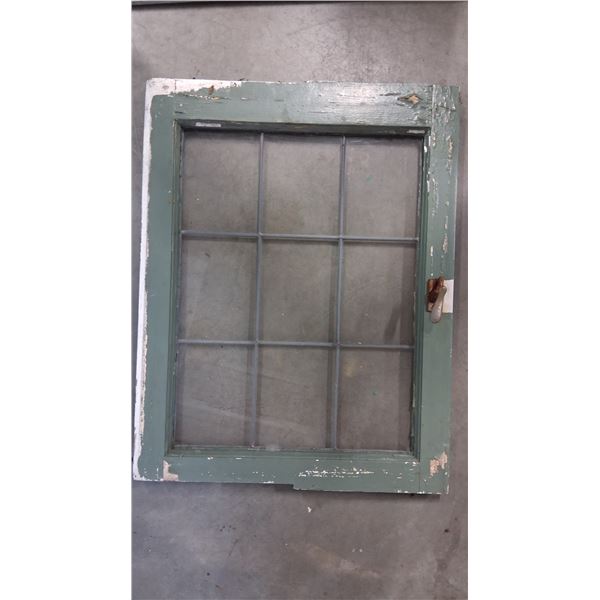 Vintage multi pain window 26"x20"