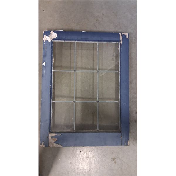 Vintage multi pain window 26"x20"
