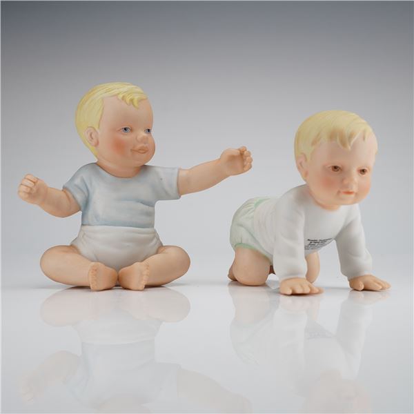 2pc Doulton International Figurines, Sir Lancelot & Jesse James
