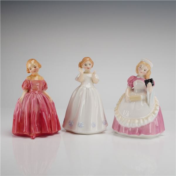 3pc Royal Doulton Porcelain Figurines, Marie, Catherine and Cookie