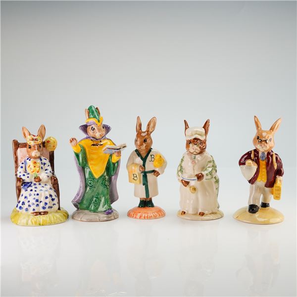5pc Royal Doulton Bunnykins Figurines