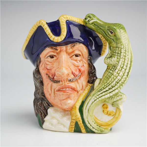 Royal Doulton Small Character Jug Captain Hook D6601