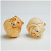 Image 1 : 2pc Harmony Kingdom Roly Poly Box Figurines, Candy & Fergie