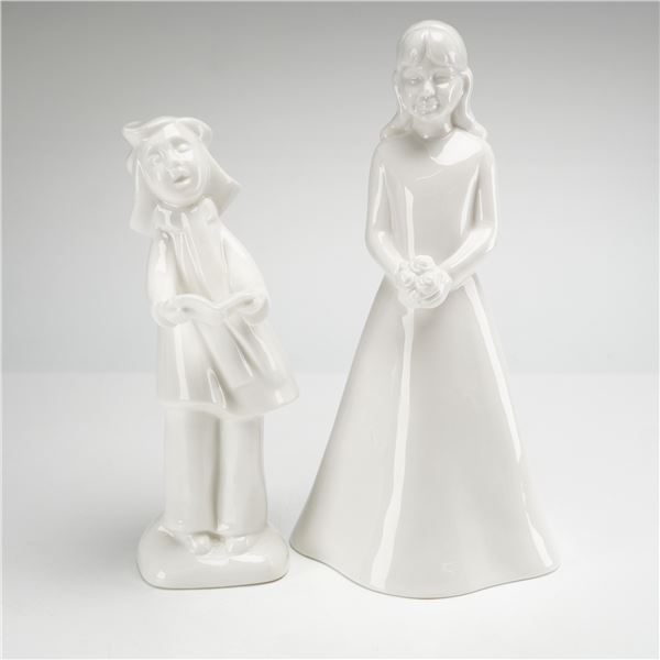2pc Royal Doulton and Coalport Figurines