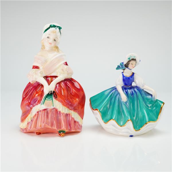 2pc Royal Doulton Figurines, Peggy HN2038 and Sunday Best HN3312