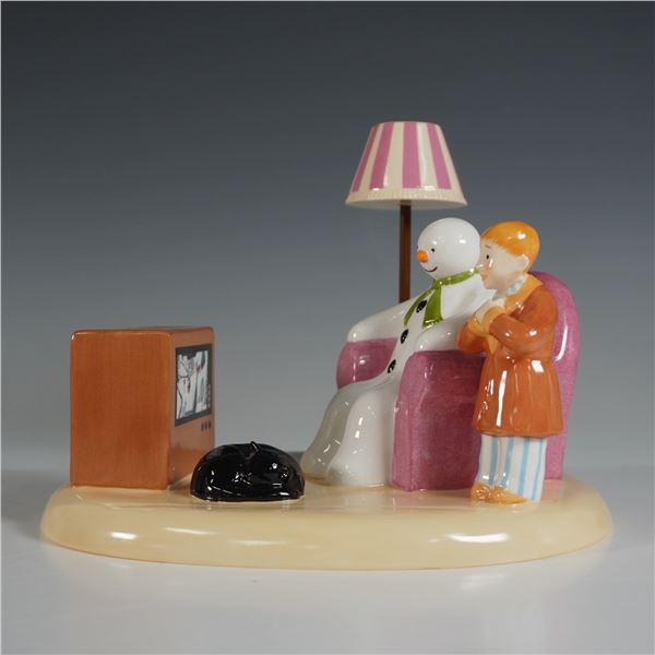 Coalport The Snowman "A Cold Night In" Figurine