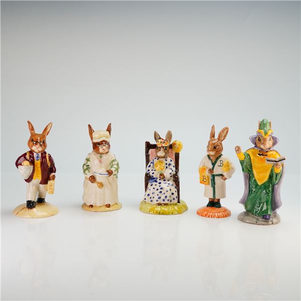 5pc Royal Doulton Bunnykins Figurines