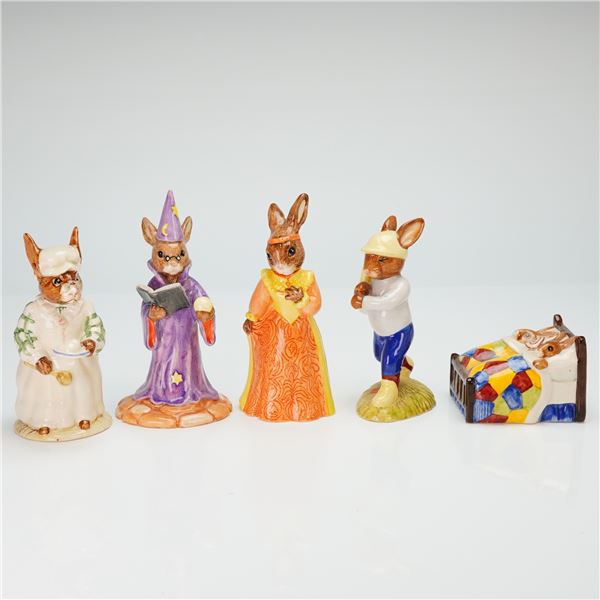 5pc Royal Doulton Bunnykins Figurines- DB15, 43, 85, 168 & 283