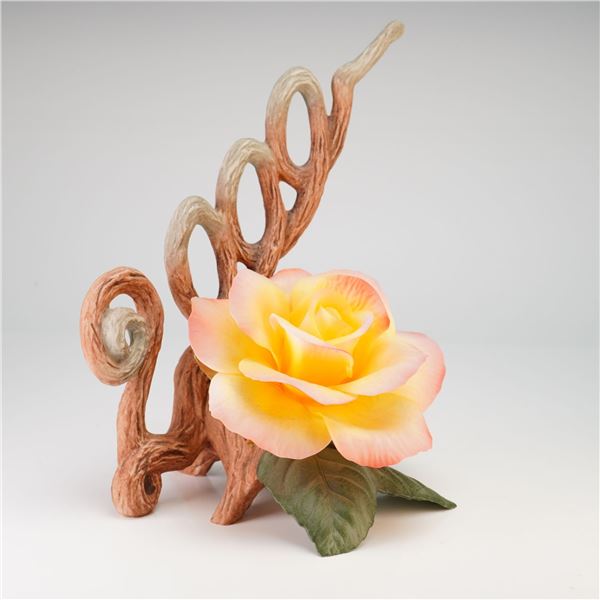 Boehm Millennium Rose Bisque Porcelain Figurine Model F464