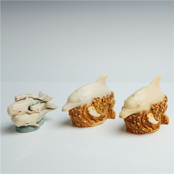 3pc Harmony Kingdom Trinket Boxes, On A Roll & Pod Parade