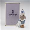 Image 4 : Lladro Porcelain Figurine Eskimo Boy with Pet 01005238 with Box