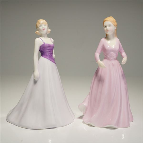 2pc Royal Doulton Figurines, Free Spirit HN4609 and Magical Moments HN4607