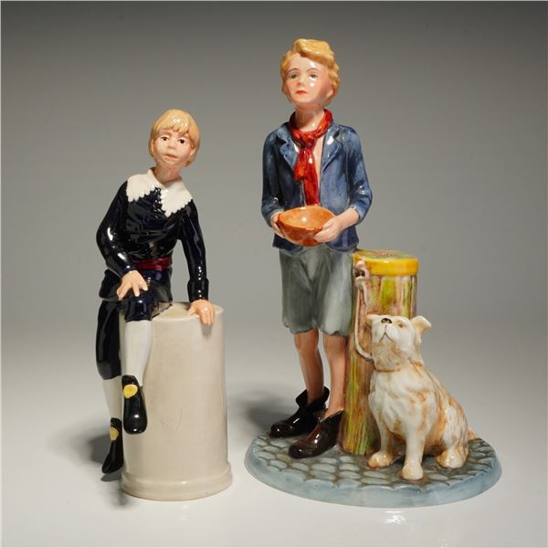 2pc Royal Doulton Figurines, Please Sir & Little Lord Fauntleroy