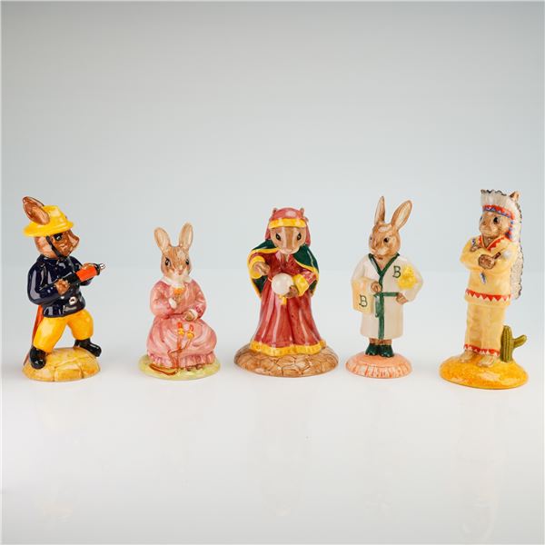 Collection of Five Royal Doulton Bunnykins Figurines
