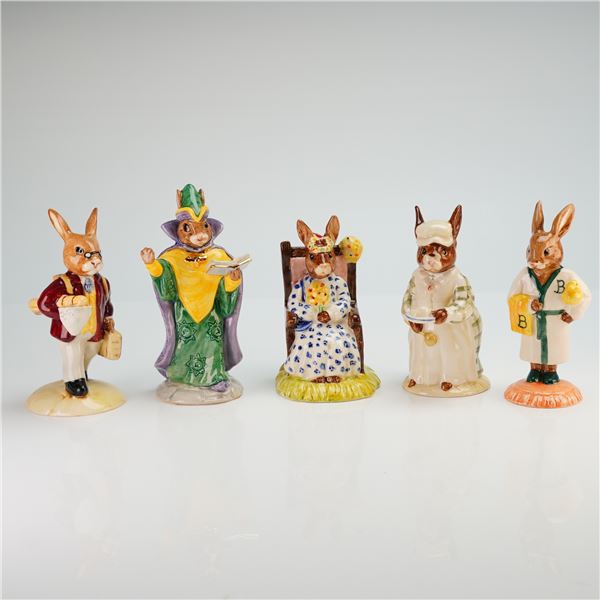 5pc Royal Doulton Bunnykins Figurines