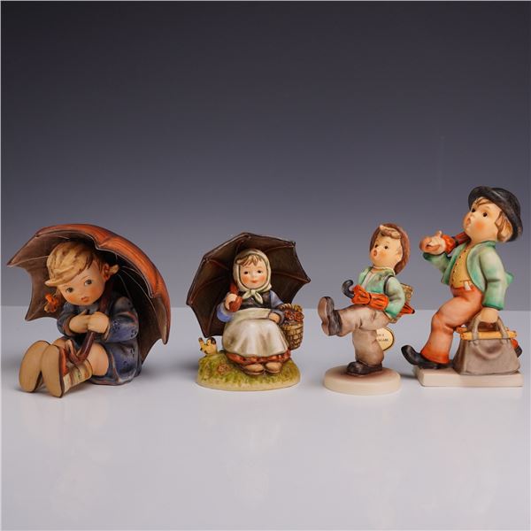 A Grouping of Four Goebel Hummel Porcelain Figurines