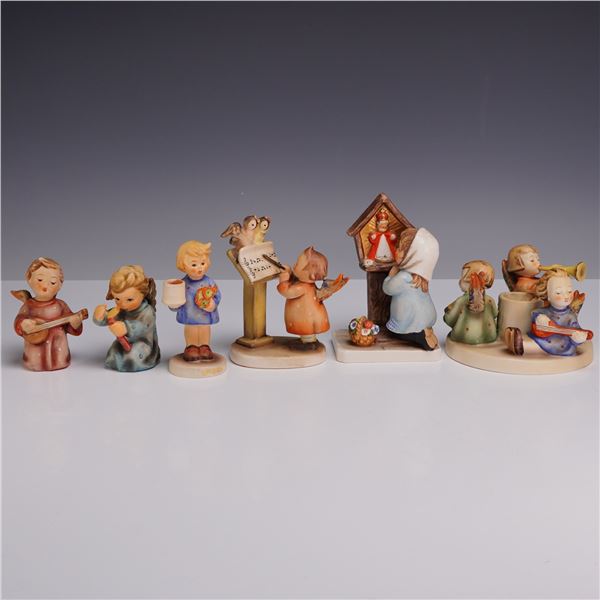 Six Goebel Hummel and Charlot Byj Porcelain Figurines