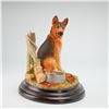 Image 2 : Country Artists England Sculpture by K. Sherwin, Alsatian/Dog Bowl