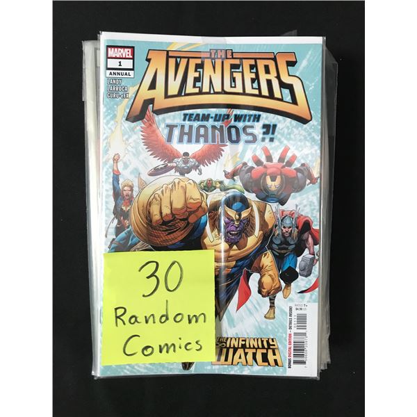 LOT OF 30 RANDOM COMICS