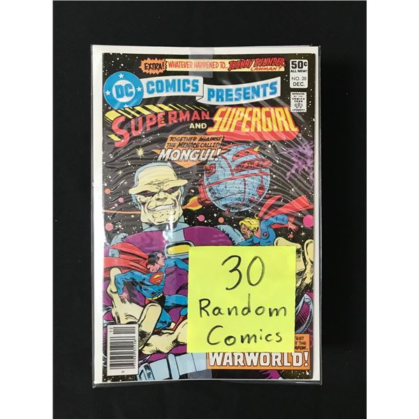 LOT OF 30 RANDOM COMICS