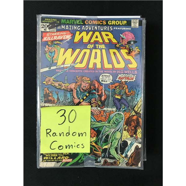 LOT OF 30 RANDOM COMICS