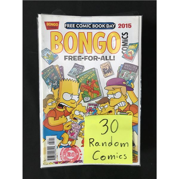 LOT OF 30 RANDOM COMICS