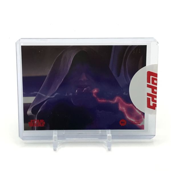 TOPPS STAR WARS AUTHENTICS IAN MCDIARMID AS DARTH SIDIUS TRADING CARD