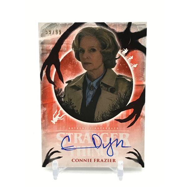 TOPPS NETFLIX STRANGER THINGS WELCOME TO THE UPSIDE DOWN CATHERINE SIGNED TRADING CARD 59/99