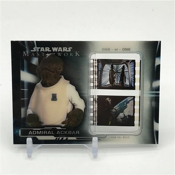 TOPPS STAR WARS TRILOGY FILM CELL RELIC TRADING CARD 1/1