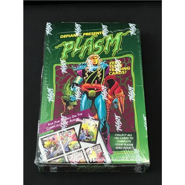 DEFIANT PRESENTS PLASM TRADING CARD SEALED BOX