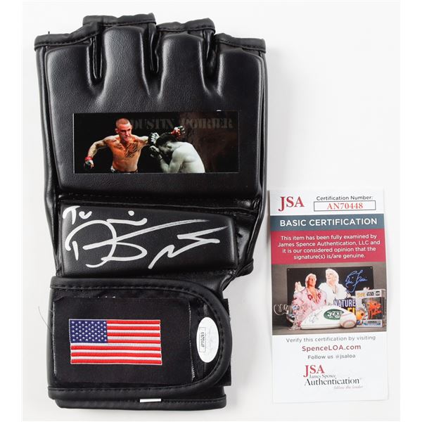 DUSTIN POIRIER SIGNED UFC GLOVE - JSA COA