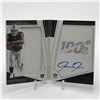 Image 1 : 2019 PANINI PLAYBOOK FOOTBALL JOSH JACOBS SIGNED ROOKIE BOOKLET 17/175 CARD