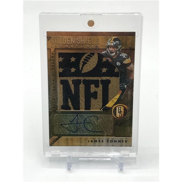 2020 PANINI GOLD STANDARD FOOTBALL JAMES CONNER SIGNED GAME USED PATCH TRADING CARD