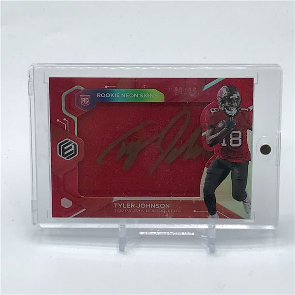 2020 PANINI ELEMENTS FOOTBALL TYLER JOHNSON SIGNED ROOKIE PATCH TRADING CARD 09/25