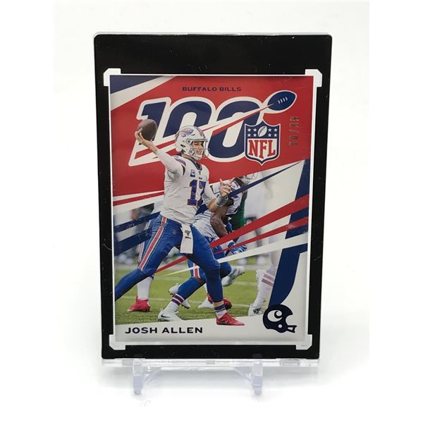 2019 PANINI CHRONICLES FOOTBALL JOSH ALLEN TRADING CARD 60/99