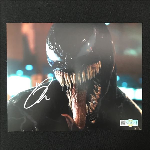 TOM HARDY SIGNED VENOM 8X10 - HOLLYWOOD COA